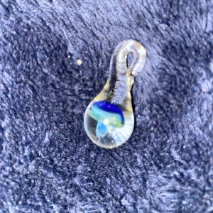 Beautiful Mushroom glass bead.